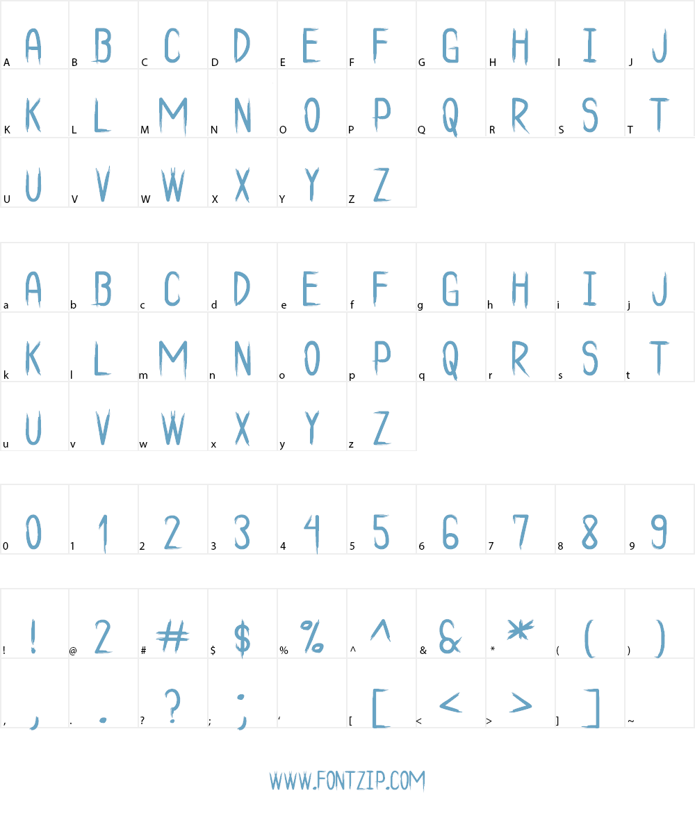 The Bad Times St Font Character